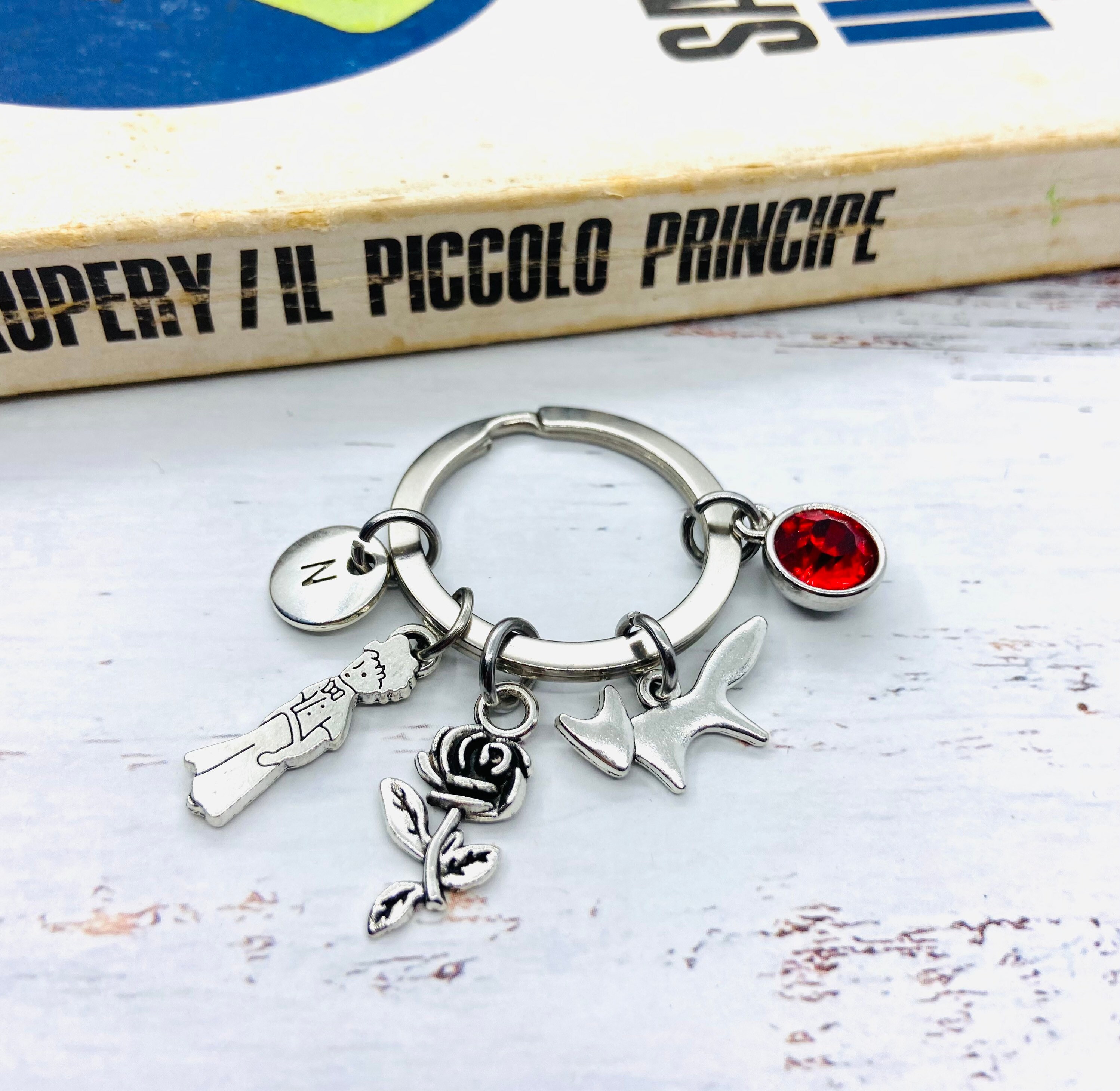 High Quality Zinc Alloy Metal Fashion Little Prince Fox keychain lovers Gift High Quality Zinc Alloy Metal Fashion Little Prince Fox keychain lovers Gift