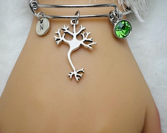 Neuron Cell bracelet, Brain Cell bracelet, Nerve Cell bracelet, Biology Jewellery, Science Bracelet, neuron jewellery, Biology gift,Medical