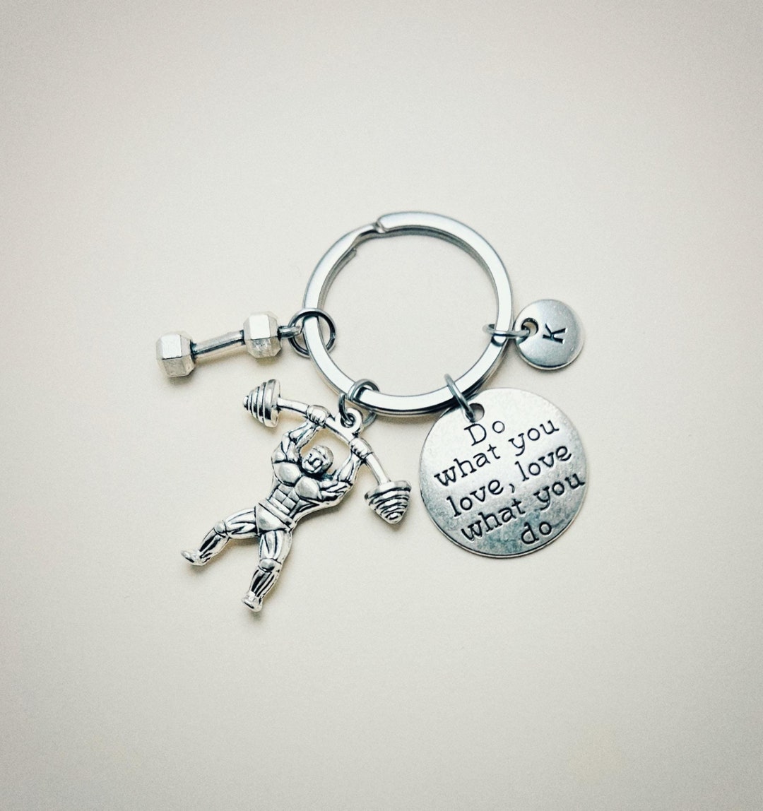 Personal Trainer Keychain , Gym Instructor, Bodybuilder, Bodybuilder ...