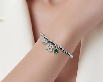 18th birthday bracelet for her, 18th birthday gift for her, 18th birthday gift, 18th birthday jewelry birthday gift