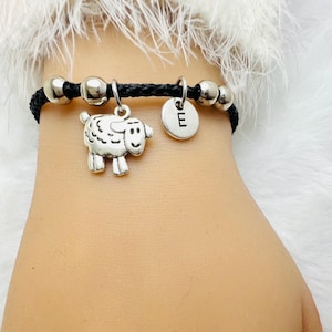 Sheep Gifts, Sheep Bracelet, Cute Bracelet, Sheep Jewelry, Sheep Lover, Sheep Charm, Animal Lover, Best Friend, Men, Boys, Girls, Kids