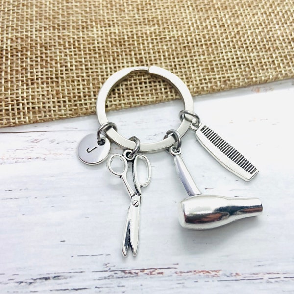 Hairdresser gift, stylist gift, hairdresser gift, beautician gift, hairstylist gift, keychain, keychain