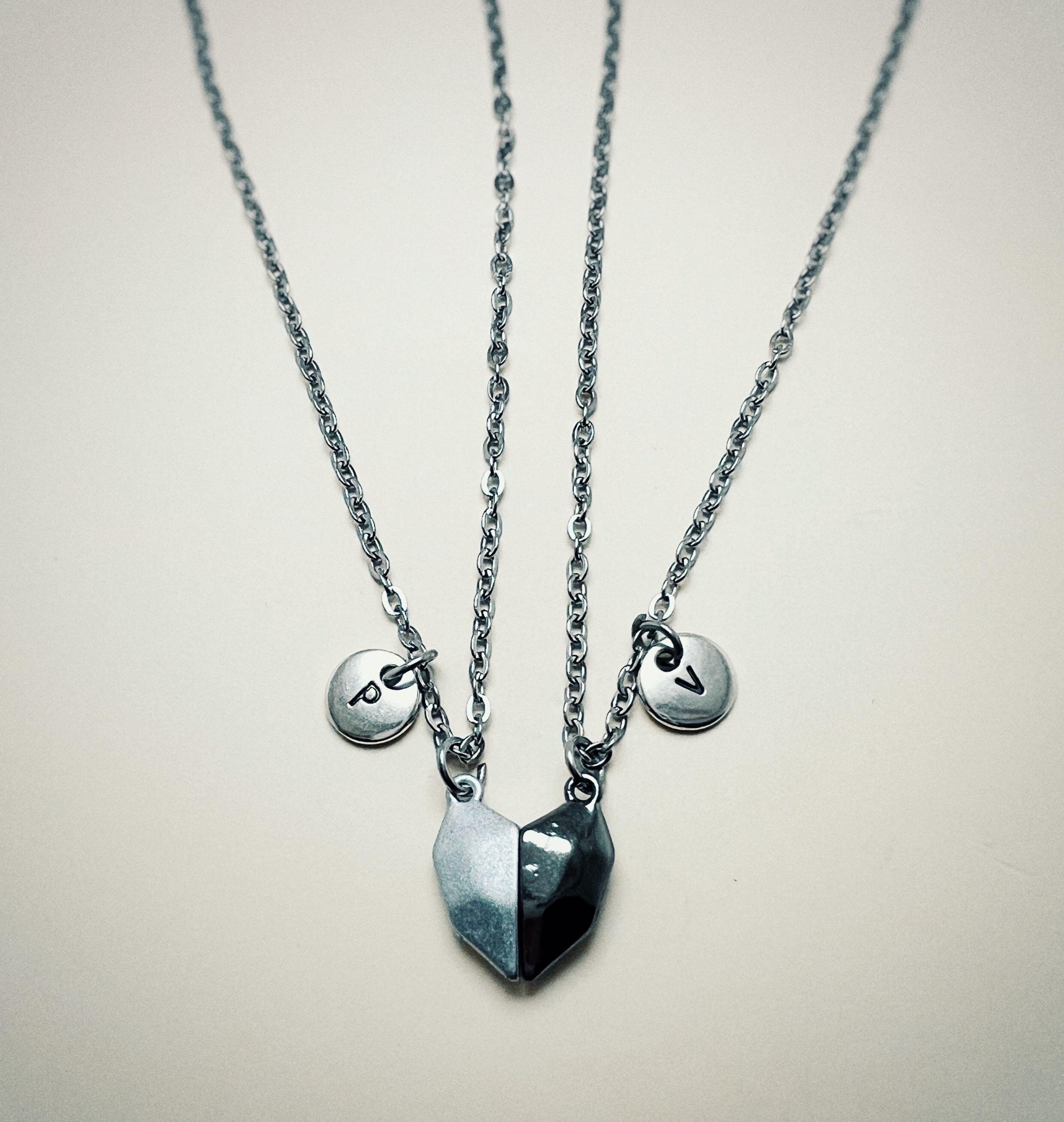 Collana Magnetica Terapeutica Con Pietre Zircon - Argento, Magneti Al Neodimio 3000 Gauss, Lunga 49 Cm