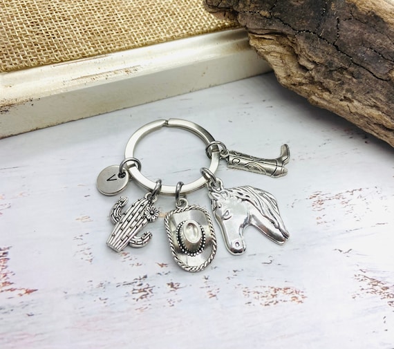Cowboy keyring best sale