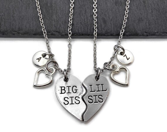 Big sister and little hotsell sister necklaces