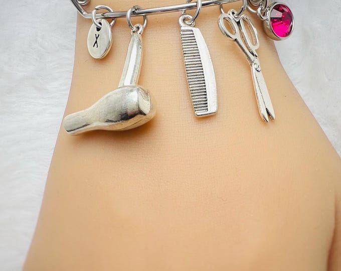 Hairdresser gift, hairdresser bracelet, trainee hairdresser gift, hairdresser, hairdresser, hairdresser, gift ideas, salon, personalized,