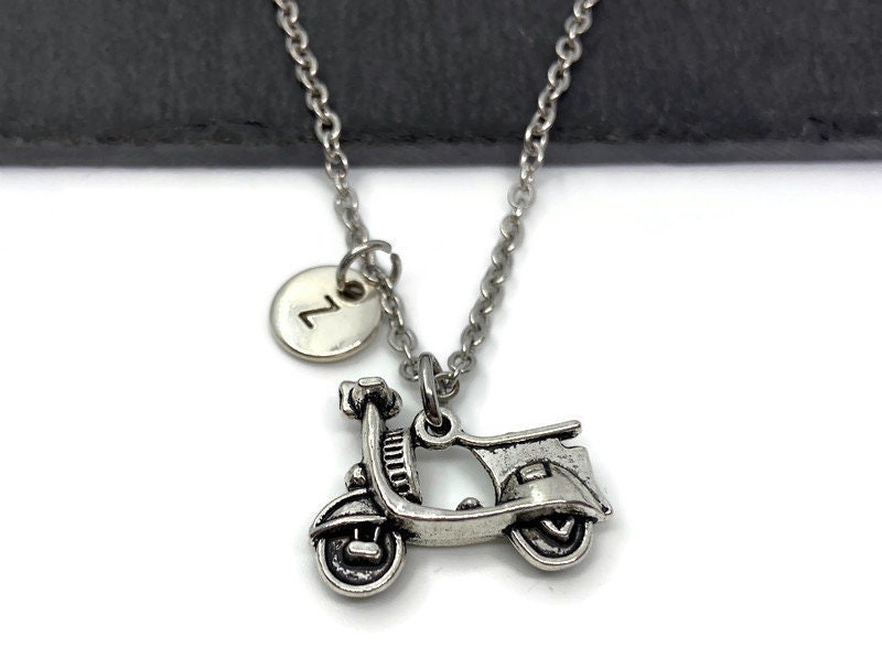 Scooter Necklace Scooter Jewelry Scooter Gifts Moped Etsy