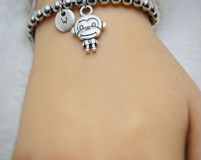 Chimpanzee bracelet, chimpanzee jewelry, chimpanzee gifts, chimpanzee,gift for girl, bracelet for women, monkey gifts