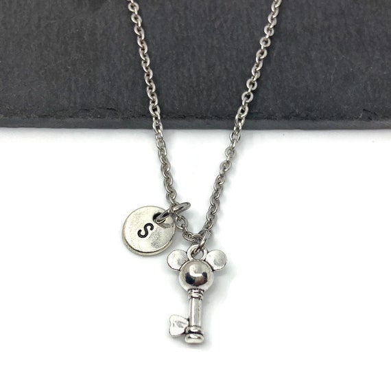 Mickey mouse shop key necklace