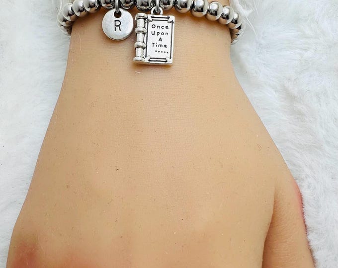 Book Bracelet, Reader Gift, Author Gift, Writer Gift, Gift for Reader, Author Birthday, Writer, Reading, Book Lover, Book Reader, Script