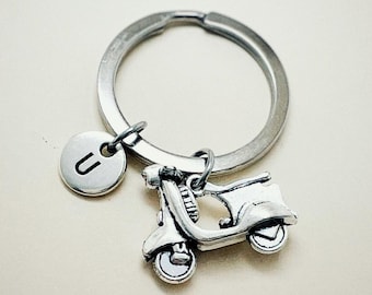 Cool, Unique, Scooter Keychain, Scooter Keyring, Moped Keychain, Moped Gift, Moped Keyring, Moped Driver, Scooter Owner, Italy, France