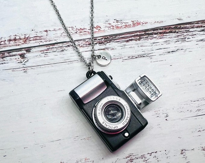 Camera Necklace, Photography, Camera with Bright Light and Sound, Camera, Friendship Necklaces, Photographer Gifts, Gift 2022
