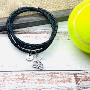 Tennis Bracelet, Tennis Player Gift, Tennis Jewelry, Tennis Lover Gift, Tennis Player, Tennis Coach, Racquet Sports,sports Charm,tennis Ball