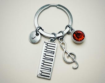 Pianoleraar sleutelhanger, muziekleraar sleutelhanger, piano sleutelhanger, musical, pianist, muziek