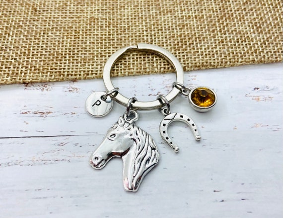 Portachiavi cavallo, regalo cavallo, idea regalo cavallo, cavallo charm,  ciondolo cavallo, animale, amante dei cavalli, pony -  Italia