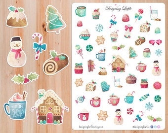 fun BUJO and planning kids Scandi Style Town Icon Planner and Decorative Stickers