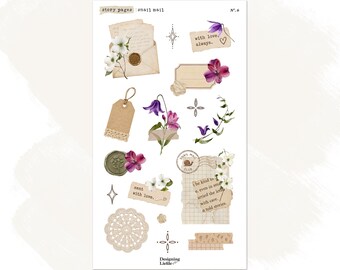 Story Pages | Journaling planner sticker kit ~ Snail Mail