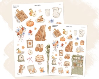 Decorative Planner Stickers - Cabin Tales