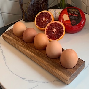 REDUCED! Egg Holder - Live Edge Walnut - Holds 5 eggs - Easter Egg Display - Mother&#39;s Day Gift - Ready to Ship