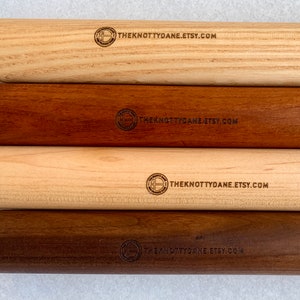 Tortilla, Empanada or Pastry Rolling Pin - Palote' - Rodillo - Walnut, Ash, Cherry or Maple - Short Rolling Pin - READY TO SHIP!