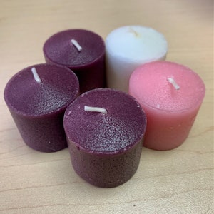 ADVENT CANDLES for Votive Candle Holders - Sets of 4 or 5