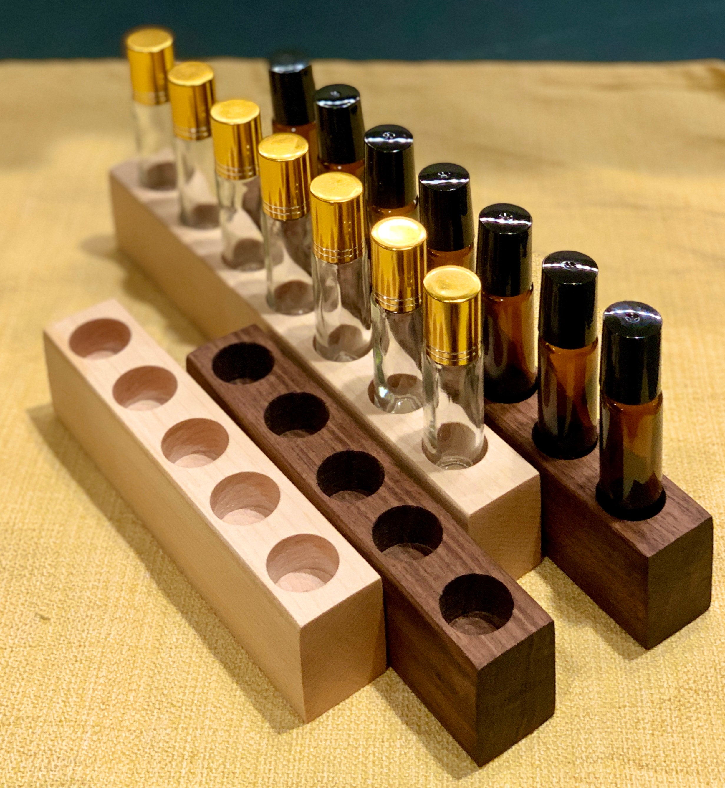 Essential Oil 10ml Tall Roller Bottle Holder 5 or 7 Bottles Etsy