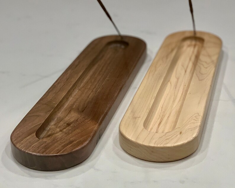 Incense Holder Tray MCM Design Minimalist Modern Lines Etsy