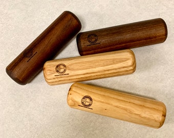 SET OF 2 - 4.5 Inch - Palm Sized Rolling Pin - Rodillo - Black Walnut or White Ash - Short Mini Rolling Pin - Ready to Ship