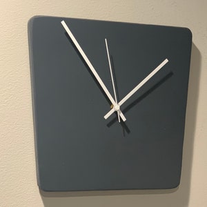 KINDA SQUARE - Huge -Modern Wall Clock - Multiple Colors!