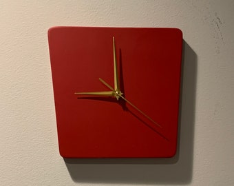 KINDA SQUARE - Large -Modern Wall Clock - Multiple Colors!