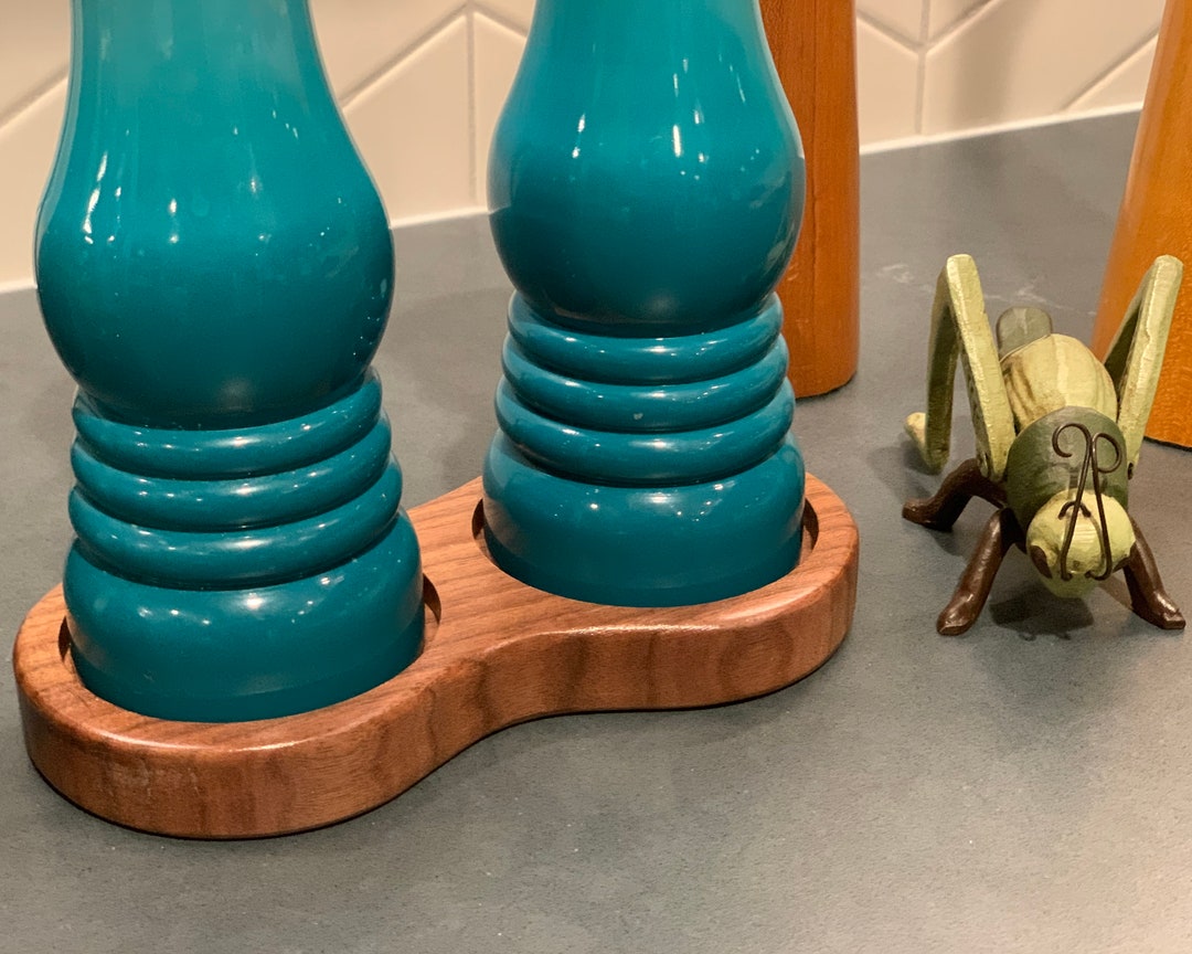 Tray for Salt and Pepper Grinder Available in 4 Woods Etsy