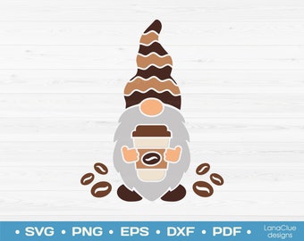 Download Gnome Coffee Svg Etsy