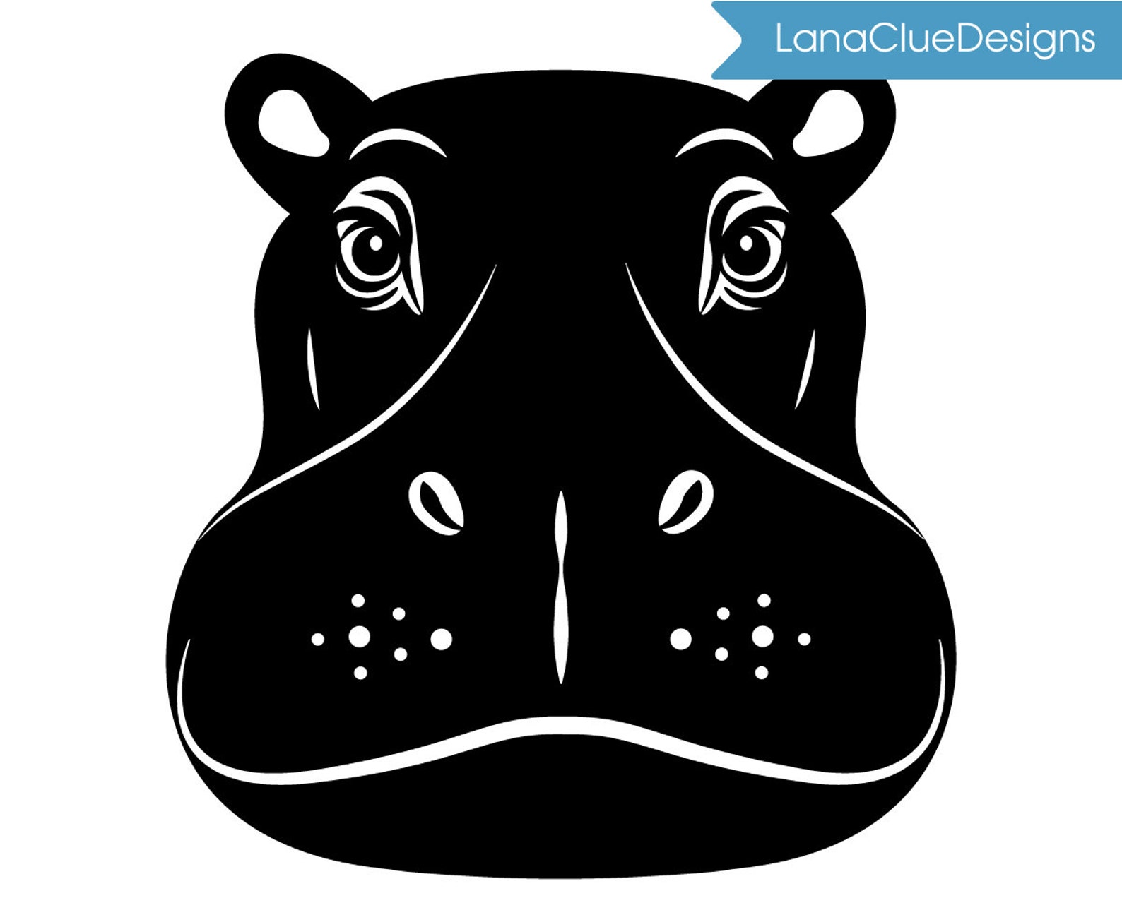 Hippopotamus Silhouette Clipart Svg Hippo Silhouette Png Etsy Australia