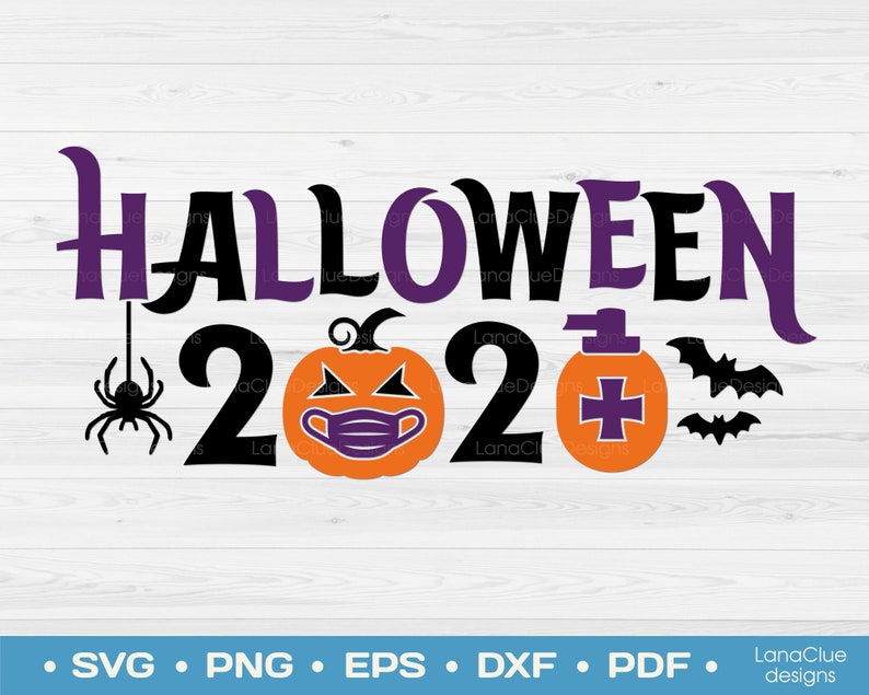 Download Quarantined Halloween 2020 svg Pumpkin with Mask Svg | Etsy