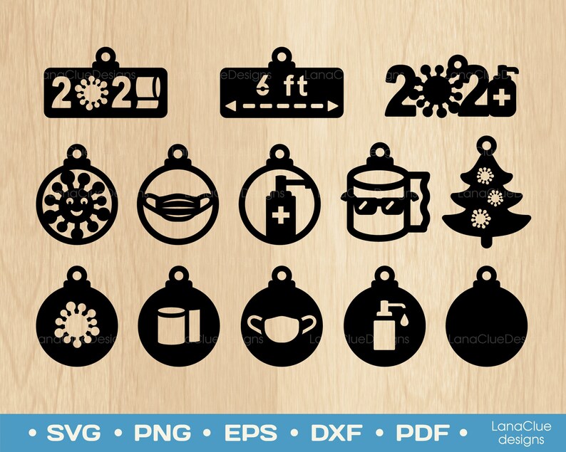 Download Quarantine Ornaments svg Christmas Ornaments 2020 Svg ...
