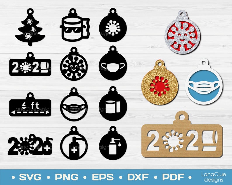 Download Quarantine Ornaments svg Christmas Ornaments 2020 Svg ...
