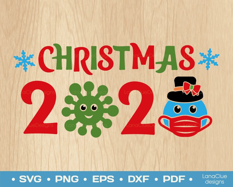 Download Christmas 2020 svg Cut File Quarantine Christmas Masked | Etsy