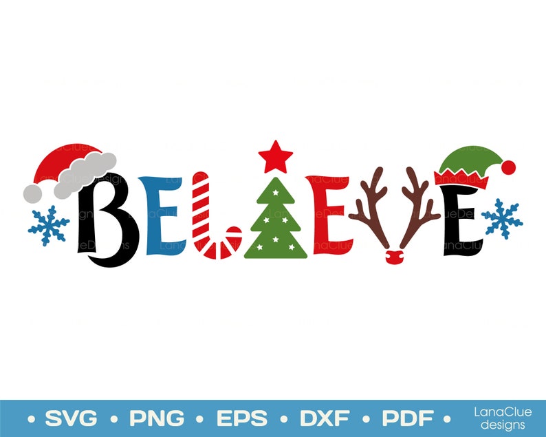 Download Art Collectibles Clip Art Christmas Quote Svg Believe Christmas Svg Cut File Believe In Magic Svg Santa Elf Reindeer Christmas Tree Svg Png Dxf Eps Pdf