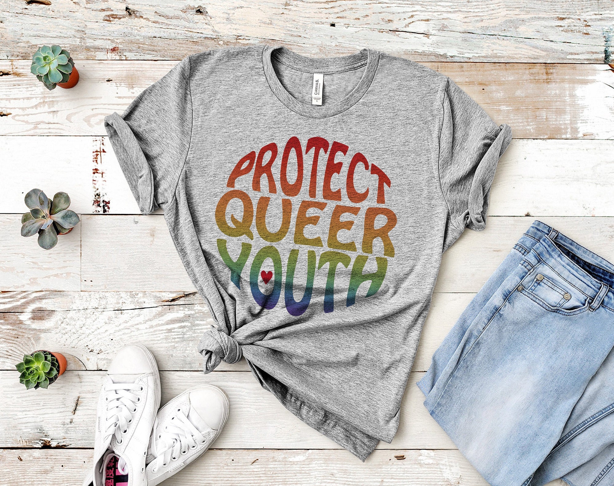 Discover Protect Queer Youth Next Level T-Shirt