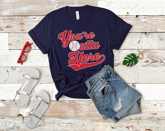 images You're Outta Here Baseball Shirt outta here tee etsy