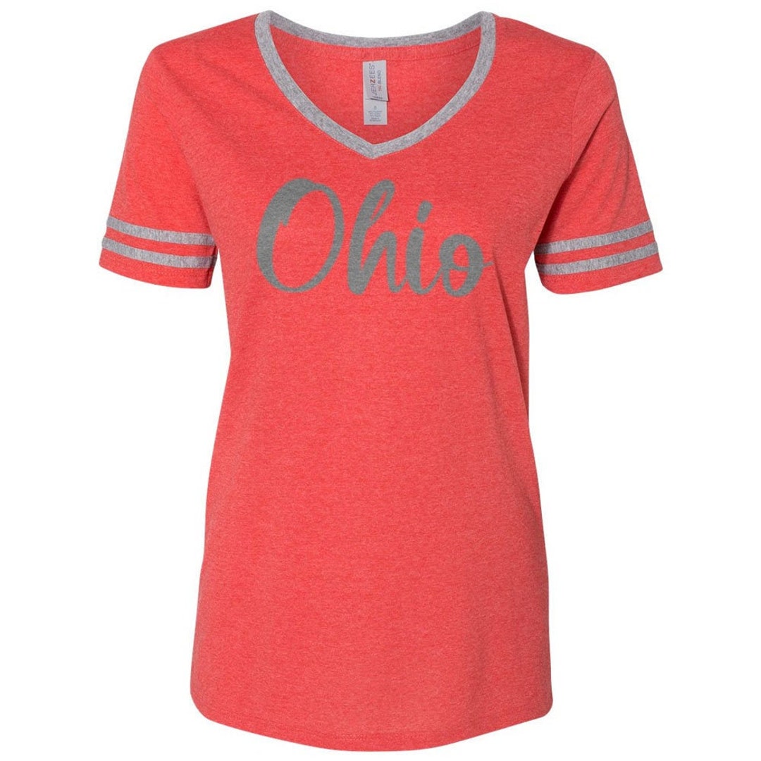 Script Ohio Shirts Script Ohio Vintage Inspired Varsity Tee Women's Ohio - Etsy