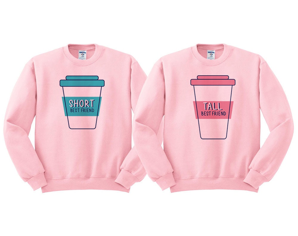 short best friend tall best friend hoodies