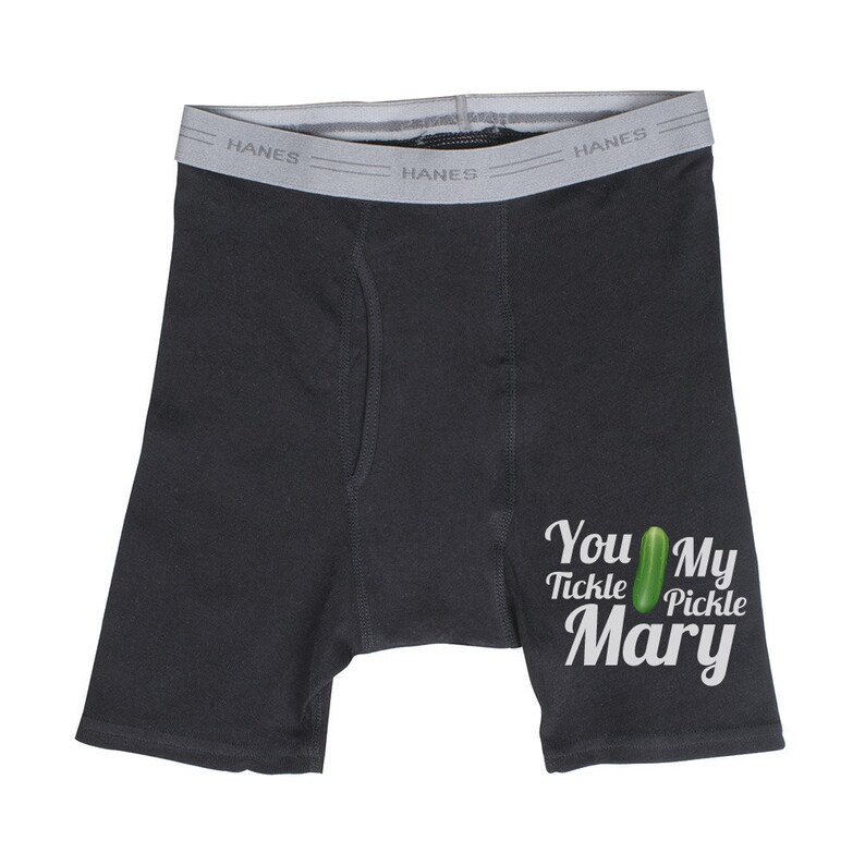 Aangepaste u Tickle mijn augurk Boxer slips gepersonaliseerde | Etsy