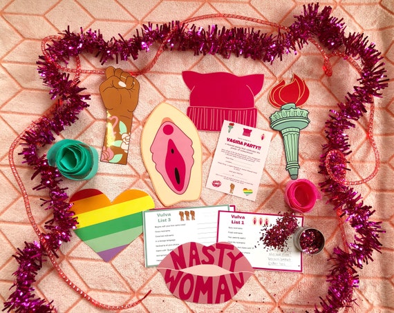 What S A Feminist Vagina Party Package Printable Etsy