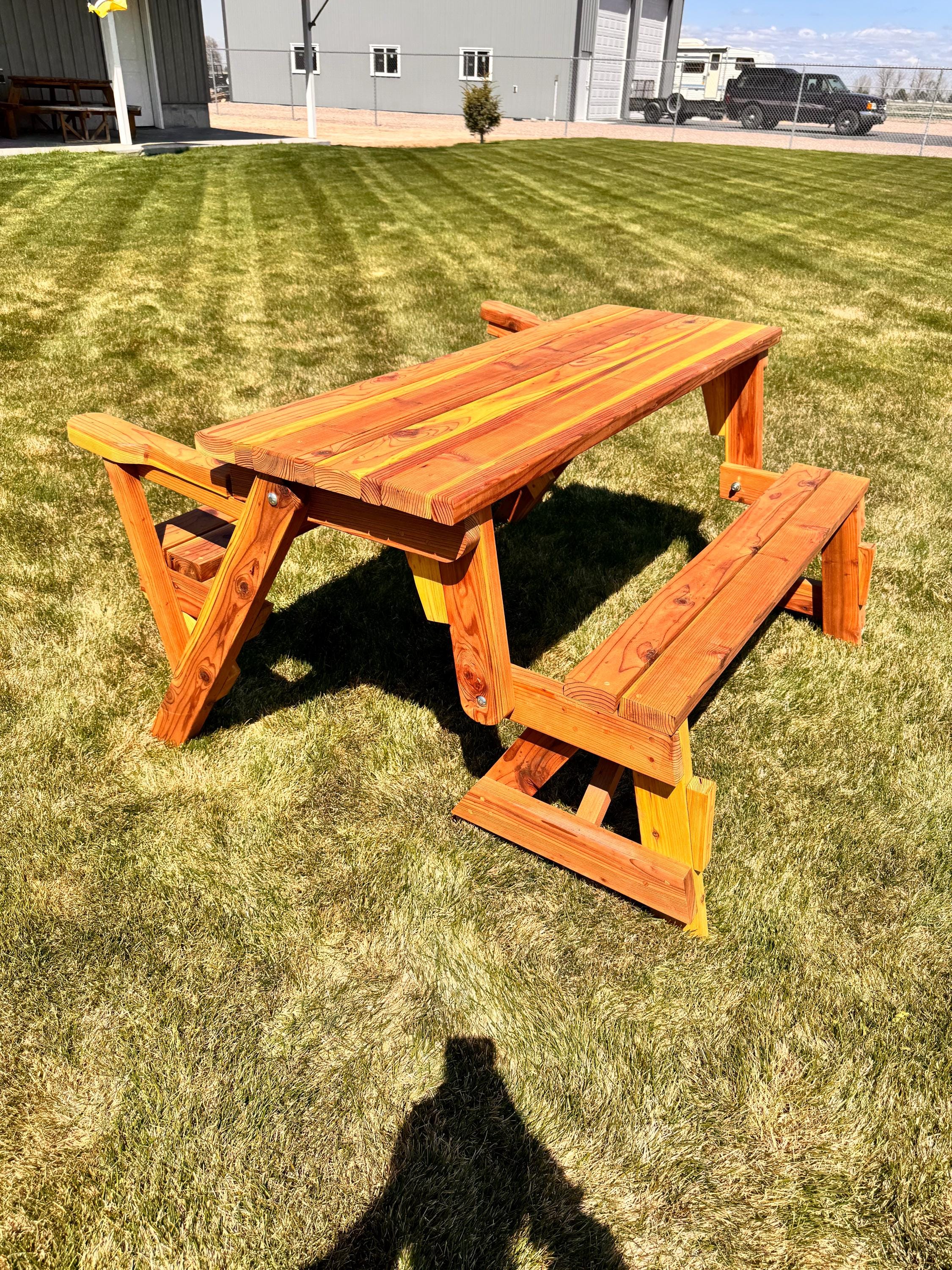 Redwood Transformer (bench/picnic Table) - Etsy
