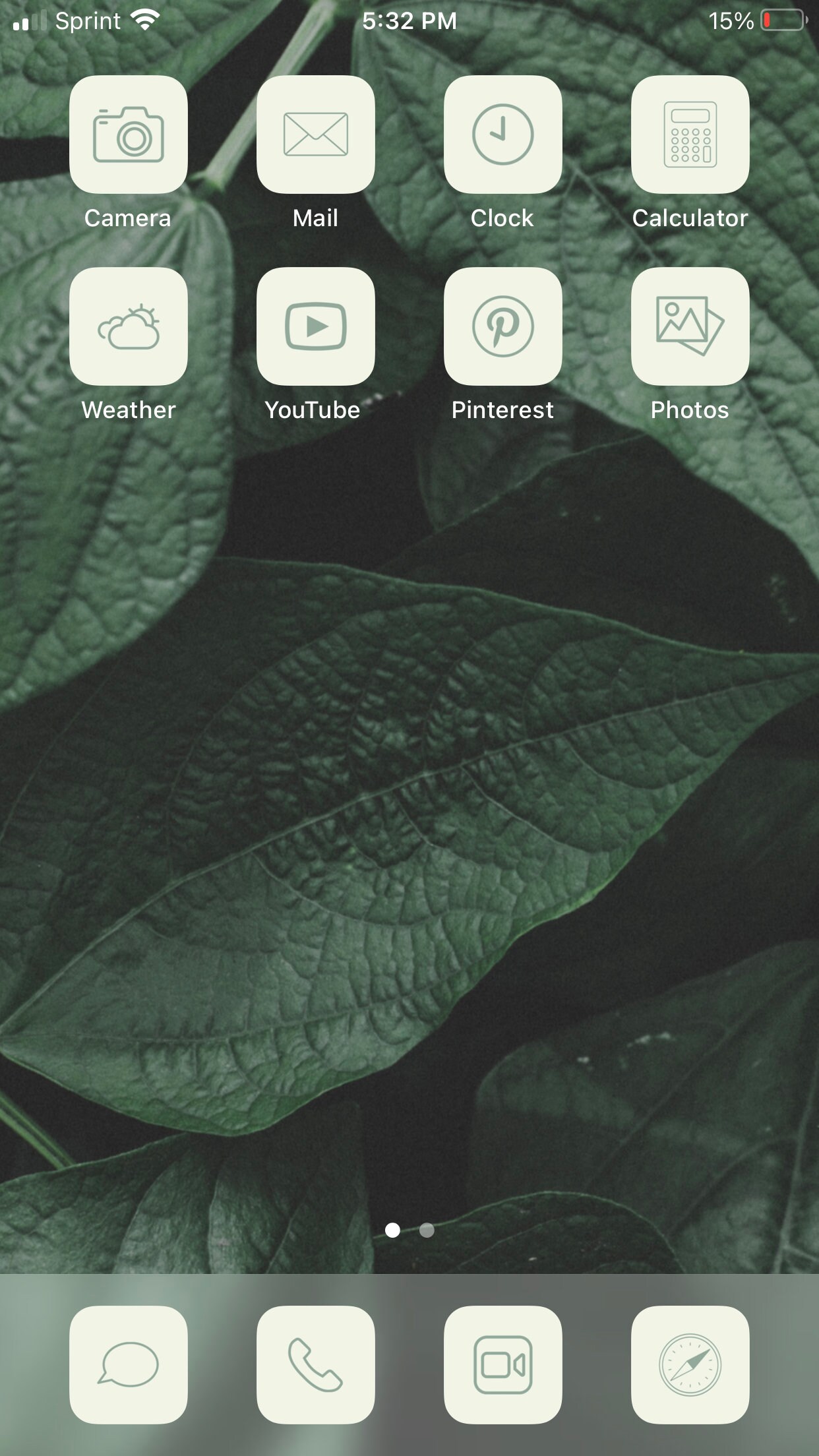 Matcha Green Aesthetic Ios 16 App Icons - Etsy