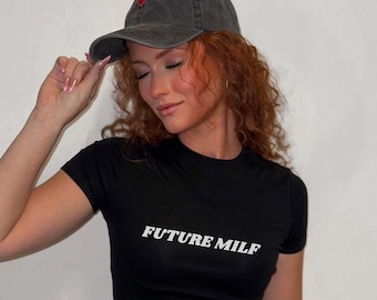 Future MILF Graphic Tee / Y2K Baby Tee / Custom Tee