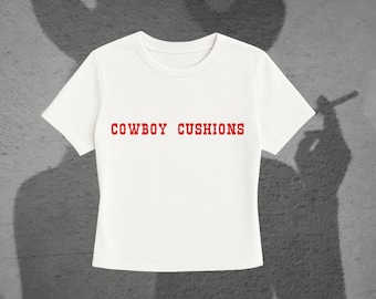Cowboy Cushions Baby Tee | Y2K Style