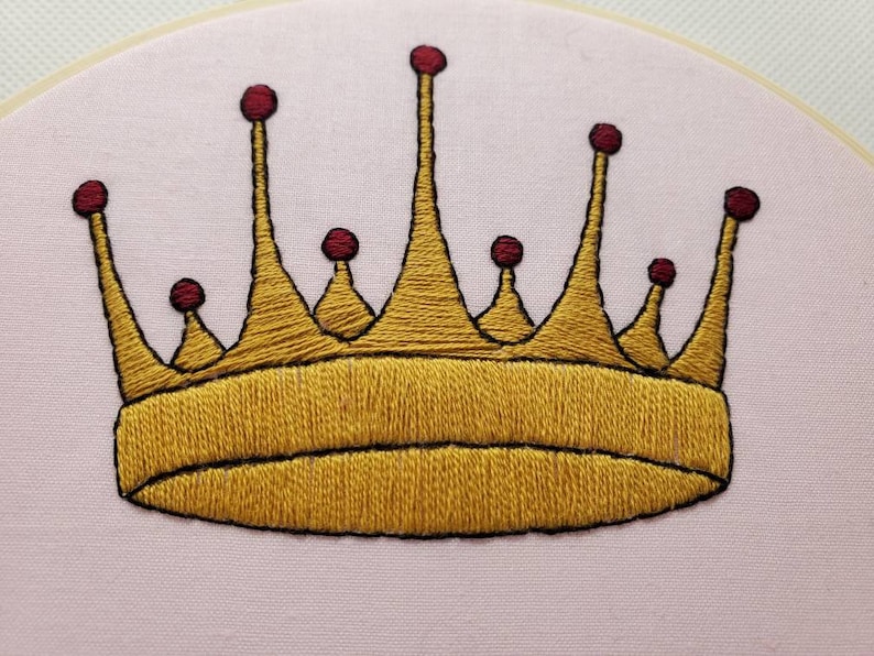 MADE TO ORDER We All Got Crowns \u2022 Song Lyrics \u2022 6 Inch Finished Embroidery Hoop