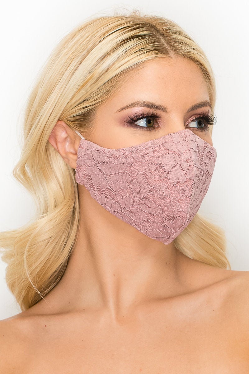 Lace Face Mask | Wedding, Bridesmaid, Fancy, Formal, Dressy, Woman, G…